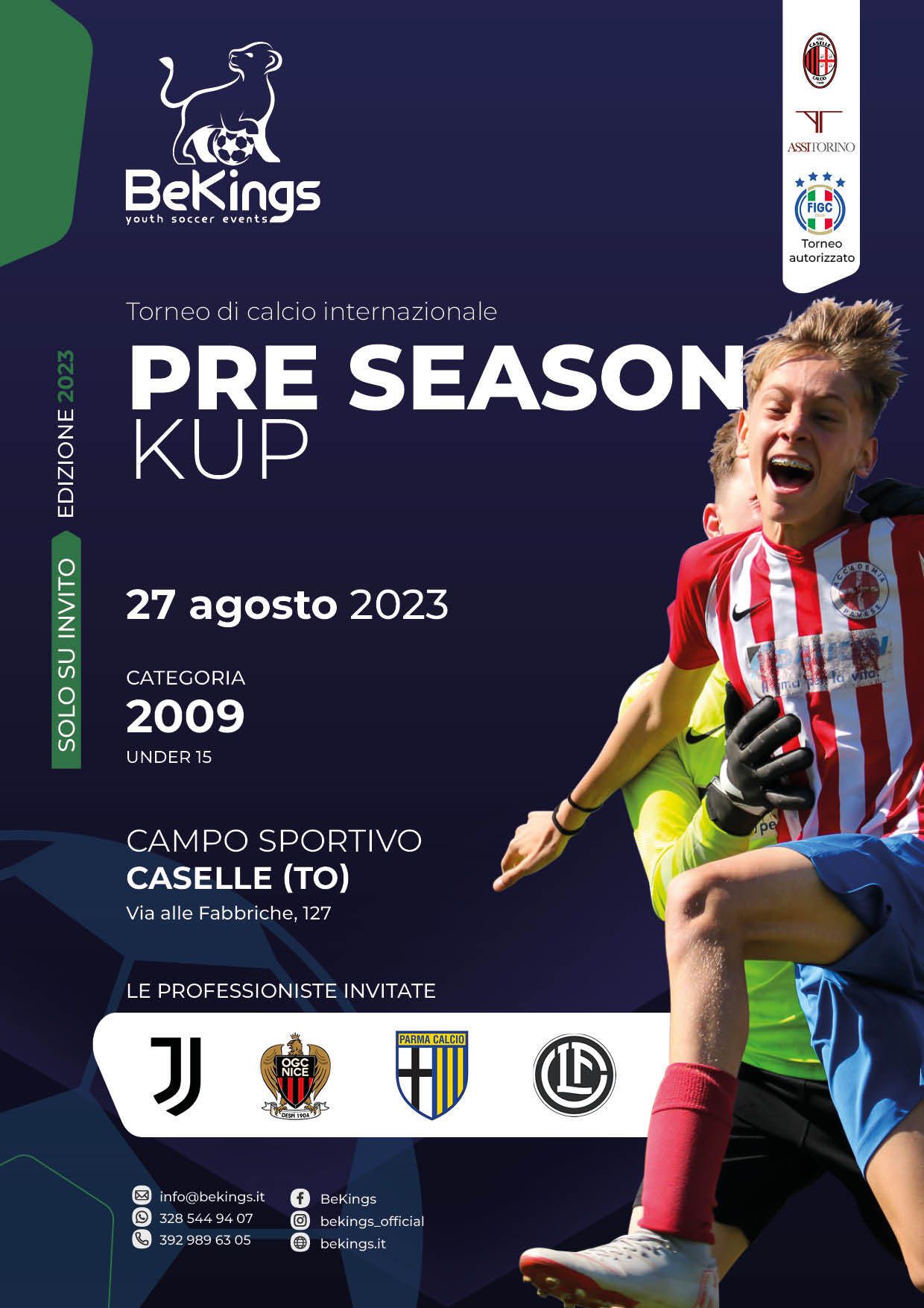 Pre Season Kup by BeKings, tornei di calcio giovanile