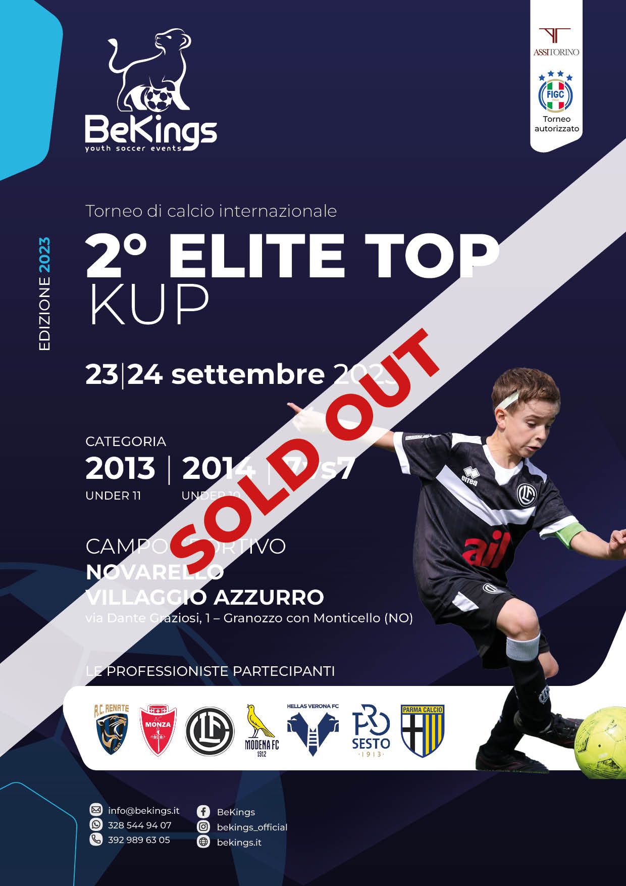 Elite Top Kup by BeKings, tornei di calcio giovanile