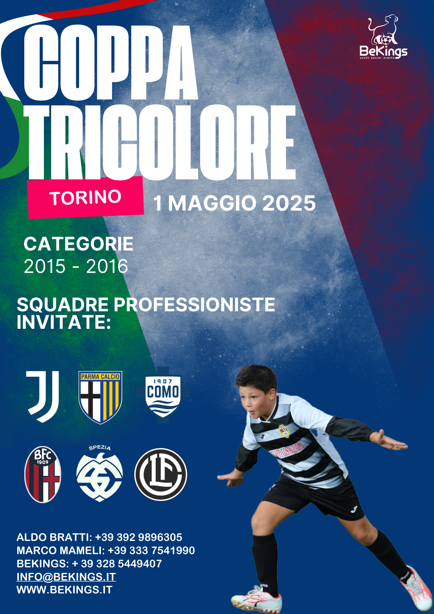 Tornei di calcio giovanile nazionali e internazionali locandina